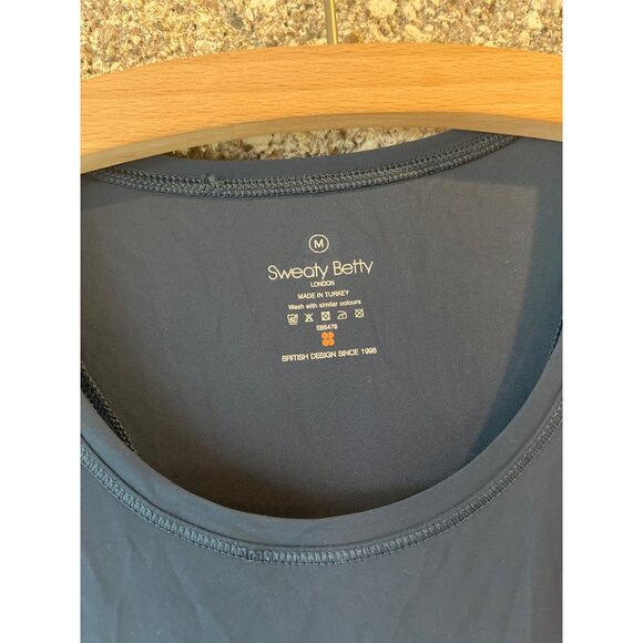 Sweaty Betty Navy Midi Perforated Tank Dress - Picture 2 of 5